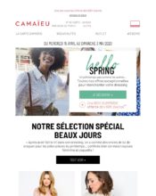 e-mailing - Camaïeu - 04/2020