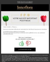 e-mailing - Interflora - 04/2020