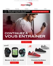 e-mailing - Marketing marque - Communication Produits - Nouveaux produits - Deporvillage - 04/2020