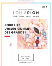 e-mailing - Marketing marque - Communication Produits - Nouveaux produits - Marketing relationnel - Engagement Réseaux sociaux - Marketing fidélisation - Incitation au réachat - Louis Pion - 04/2020