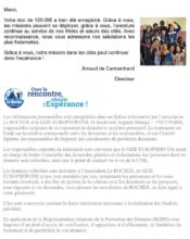 e-mailing - Le Rocher - 04/2020