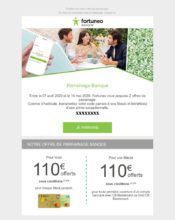 e-mailing - Marketing Acquisition - Parrainage - Fortuneo - 04/2020