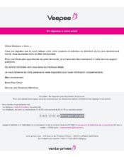 e-mailing - Transactionnels - Remboursements - Veepee - 04/2020