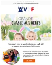 e-mailing - Marketing relationnel - Calendaire (Noël, St valentin, Vœux, …) - Marketing Acquisition - Jeu promo - VVF Villages - 06/2023