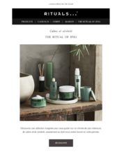 e-mailing - Rituals Cosmetics - 04/2020