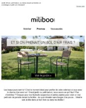 e-mailing - Miliboo - 04/2020