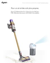 e-mailing - Marketing marque - Communication Produits - Nouveaux produits - Marketing fidélisation - Incitation au réachat - Marketing Acquisition - Ventes flash, soldes, demarque, promo, réduction - Dyson - 04/2020