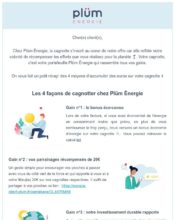 e-mailing - Marketing fidélisation - Animation / Vie du Programme de Fidélité - Points et statut - Marketing relationnel - Newsletter - Plüm - 04/2020