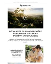 e-mailing - Marketing marque - Communication Produits - Nouveaux produits - Communication Services - Nouveaux Services - Nespresso - 04/2020