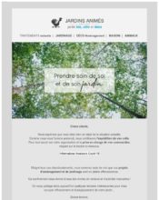 e-mailing - Jardins animés - 04/2020