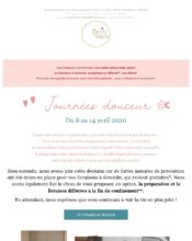 e-mailing - Marketing marque - Communication Produits - Nouveaux produits - Marketing fidélisation - Incitation au réachat - Marketing Acquisition - Ventes flash, soldes, demarque, promo, réduction - Des petits hauts - 04/2020