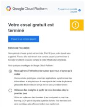 e-mailing - Marketing Acquisition - Acquisition abonnements - Offre d'essai - Google - 04/2020