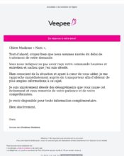 e-mailing - Service Clients - Suivi de demande - Veepee - 08/2022