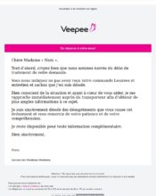 e-mailing - Service Clients - Suivi de demande - Veepee - 04/2020