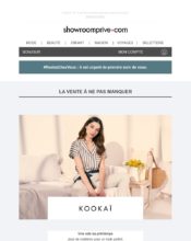 e-mailing - Marketing Acquisition - Derniers jours - Ventes flash, soldes, demarque, promo, réduction - Marketing fidélisation - Incitation au réachat - Showroomprive.com - 04/2020