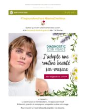 e-mailing - Marketing fidélisation - Avantages Partenaires - Incitation au réachat - Points et statut - Marketing Acquisition - Ventes flash, soldes, demarque, promo, réduction - Yves Rocher - 04/2020