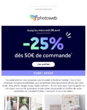 e-mailing - Photoweb - 04/2020
