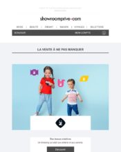 e-mailing - Marketing fidélisation - Incitation au réachat - Showroomprive.com - 04/2020