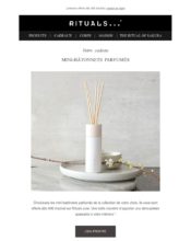 e-mailing - Marketing marque - Communication Produits - Nouveaux produits - Marketing Acquisition - Gratuit - Cadeau - Ventes flash, soldes, demarque, promo, réduction - Rituals Cosmetics - 04/2020