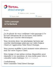 e-mailing - Total Direct Energie - 04/2020