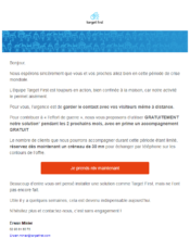 e-mailing - Marketing Acquisition - Acquisition abonnements - Gratuit - Cadeau - Collecte de données - Acquisition de leads - Target First - 11/2022