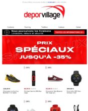 e-mailing - Marketing marque - Communication Produits - Nouveaux produits - Marketing fidélisation - Incitation au réachat - Marketing Acquisition - Ventes flash, soldes, demarque, promo, réduction - Deporvillage - 04/2020