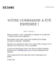 e-mailing - Sézane - 04/2020