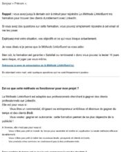 e-mailing - Collecte de données - Acquisition de leads - Marketing relationnel - Alerting - Newsletter - Linkinfluent - 04/2020