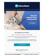 e-mailing - ManoMano - 04/2020