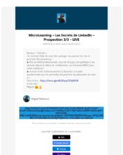 e-mailing - MicroLearning - 04/2020