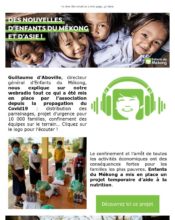 e-mailing - Marketing fidélisation - Incitation au réachat - Marketing relationnel - Newsletter - Enfants du Mekong - 06/2023