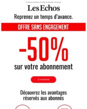 e-mailing - Marketing Acquisition - Acquisition abonnements - Les Echos - 11/2022