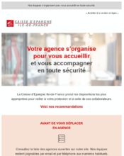 e-mailing - Caisse d'epargne - 05/2020