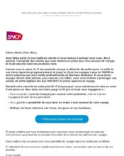 e-mailing - SNCF - 05/2020