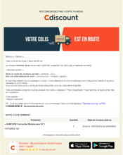 e-mailing - Cdiscount - 05/2020