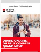 e-mailing - Marketing Acquisition - Parrainage - Société Générale - 05/2020
