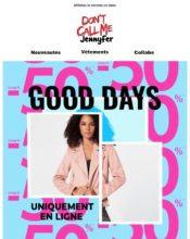 e-mailing - Jennyfer - 05/2020