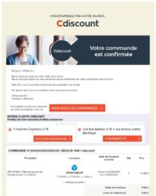 e-mailing - Transactionnels - Confirmation de commande - Cdiscount - 05/2020