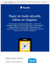 e-mailing - Marketing marque - Communication Services - Nouveaux Services - Paypal - 05/2020