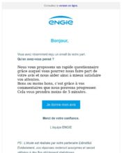 e-mailing - Enquêtes Clients - Consultation client - Engie - 02/2022