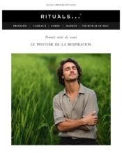 e-mailing - Marketing relationnel - Newsletter - Rituals Cosmetics - 05/2022