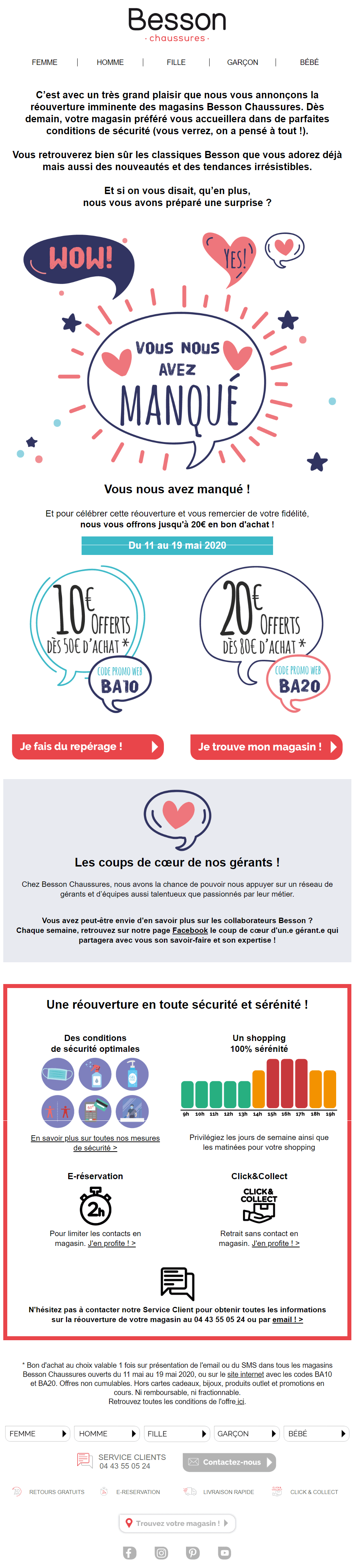 exemple emailing deconfinement besson