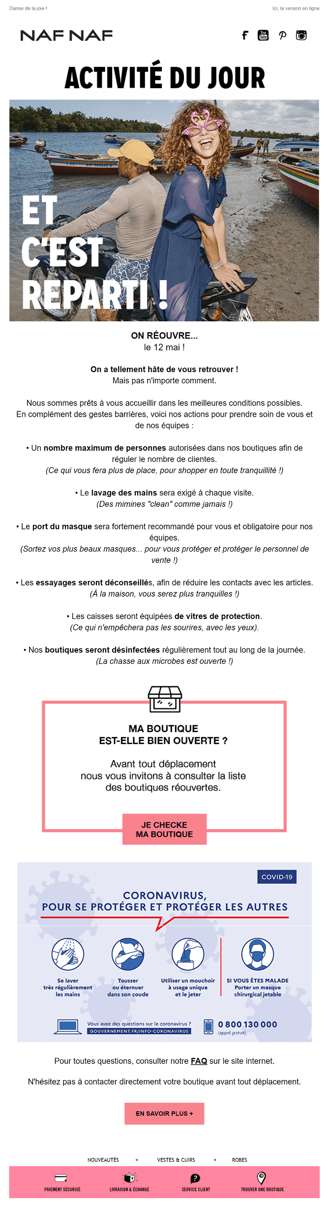 exemple emailing deconfinement nafnaf