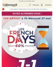 e-mailing - Marketing relationnel - Evénement - Marketing fidélisation - Incitation au réachat - Marketing Acquisition - Ventes flash, soldes, demarque, promo, réduction - Cdiscount - 05/2020