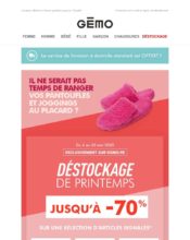e-mailing - Gémo - 05/2020