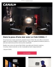 e-mailing - Marketing fidélisation - Animation / Vie du Programme de Fidélité - Marketing marque - Communication Produits - Nouveaux produits - Canal + - 07/2021