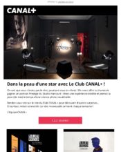 e-mailing - Marketing fidélisation - Animation / Vie du Programme de Fidélité - Marketing marque - Communication Produits - Nouveaux produits - Canal + - 05/2020