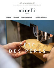 e-mailing - Marketing relationnel - Anniversaire / Fête contact - Marketing marque - Communication Produits - Nouveaux produits - Marketing fidélisation - Incitation au réachat - Marketing Acquisition - Ventes flash, soldes, demarque, promo, réduction - Minelli - 06/2020