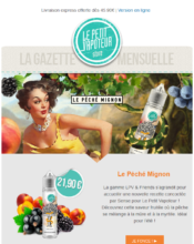 e-mailing - Marketing marque - Communication Produits - Nouveaux produits - Marketing fidélisation - Incitation au réachat - Le Petit Vapoteur - 06/2020