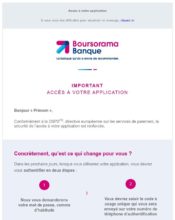 e-mailing - Marketing relationnel - Données clients / RGPD - Boursorama - 06/2020